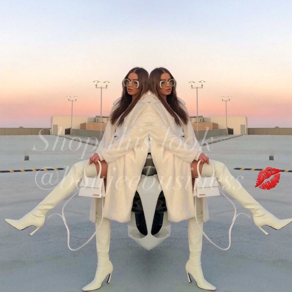 ZARA Geometrical Heel High Shaft Boots - Picture 6 of 8